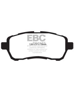 EBC 10+ Mazda 2 1.5 Greenstuff Front Brake Pads - DP22003