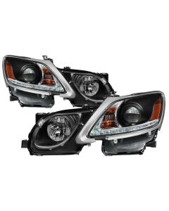 Spyder Lexus GS 300 / 350 / 450 06-11 Headlights - HID Model Only - Black PRO-YD-LG06-HID-DRL-BK - 5082800