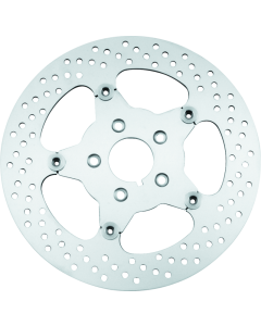 Bikers Choice 00-17 Big Twin 11.5 Inch Polished Front Stainless Mirror Fltg Rotor Repl H-D 44156-00 - 619979
