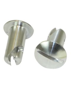 Moroso Quick Fastener - Oval Head - 5/16in x .500in - Aluminum - 10 Pack - 71331