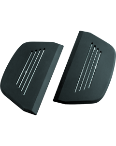 Kuryakyn Premium Passenger Board Inserts 86-Up Touring Models Black - 7554
