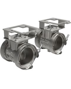 MagnaFlow 2018 Ford Mustang V8-5.0LGAS Exhaust Acc - 2.5in ID/OD - 304SS - Integrated V-Band Flanges - 10805