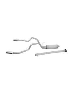 Gibson 15-19 Ford F-150 King Ranch 5.0L 3in/2.5in Cat-Back Dual Split Exhaust - Stainless - 69545