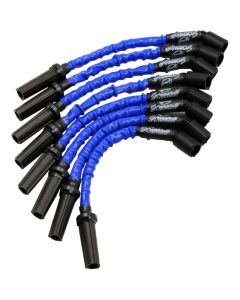 Granatelli 99-23 GM Truck/SUV V8 (Excl 8.1L) Hi-Perf Coil-Near-Plug Conn Kit w/9in Lead/Blue Jacket - 28-1629HTBL