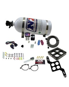 Nitrous Express Single Entry Crossbar RNC .178 4500 Flange Nitrous Kit (250-650HP) w/10lb Bottle - 63970-10