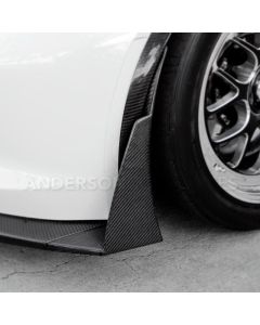 Anderson Composites 14+ Chevrolet Corvette C7 Z06 Front Bumper Canards - AC-FL14CHC7-Z6XC