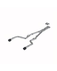MBRP 3" Catback Dual Rear Race Profile w/ Dual Carbon Fiber Tips Dodge Charger 2015-2022- MBRP-S7118 - S71183CF