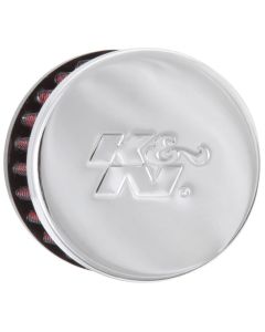 K&N 0.625 inch ID 2 inch OD 1.5 inch H Clamp On Crankcase Vent Filter - 62-1340
