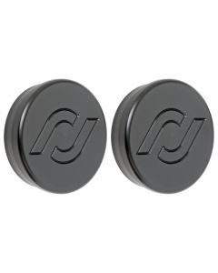 RockJock JL/JT Frame Tube Plugs Frame Front CNC Machined Black Delrin - RJ-600000-101