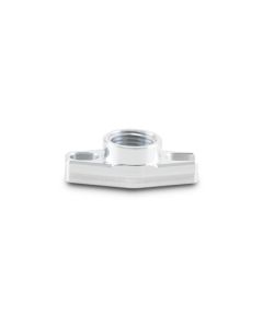 Vibrant 1/2in NPT Female 1.5in to 1.75in Bolt Hole Oil Drain Flange w/Crowfoot - 28891