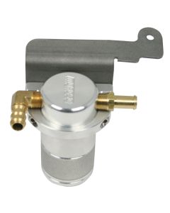 Moroso 07-14 Ford Mustang GT500 Air/Oil Separator Catch Can - Small Body - Billet Aluminum - 85616