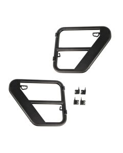 Rugged Ridge Fortis Tube Doors Rear 07-18 Jeep Wrangler JK 4-Dr - 11509.32
