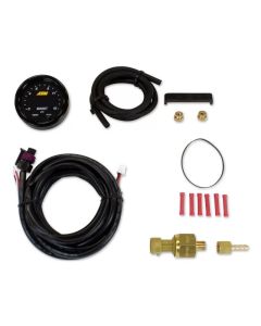 AEM Electronics X-Series Pressure Gauge 0~15psi with Black Bezel & Black Boost|Fuel Faceplate- AEM-3