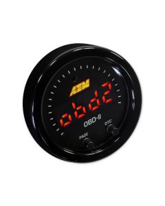 AEM Electronics X-Series OBDII Gauge Black Bezel & Black Faceplate- AEM-30-0311
