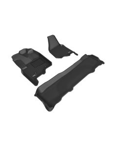 3D Maxpider 12-16 Ford F-250 / 350 / 450 Supercrew Kagu Black R1 R2 - L1FR09001509