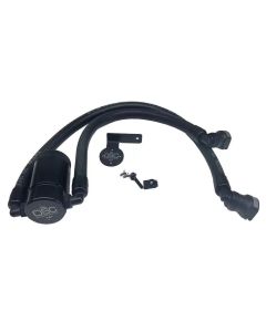 J&L Driver Side Oil Separator 3.0- Black Anodized Ford F-150 5.0L 2011-2017 | Ford F-150 6.2L 2011-2014- J&L-3016D-B