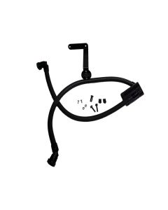 J&L 2011-2025 Ford F-150 2.7L/3.5L/5.0L Passenger Side Oil Separator 3.0 - Black Anodized - 3016P-B
