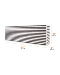Mishimoto Universal Air-to-Air Intercooler Core - 24in / 12in / 4in - MMUIC-06