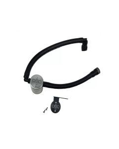 J&L 15-25 Ford Transit 150/250/350 3.5L EcoBoost Passenger Side Oil Separator 3.0 - Clear Anodiz - 3025P-C