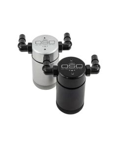 J&L 13-19 Ford Fusion 2.0L EcoBoost Passenger Side Oil Separator 3.0 - Clear Anodized - 3032P-C