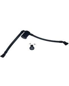 J&L 05-10 Ford F-150 5.4L Driver Side Oil Separator 3.0 - Black Anodized - 3033D-B