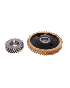 COMP Cams Timing Gear Set, Fiber Cam Gear, Fits Small Block Chevy 265-400 V8 1955-1986, 10 Degree Advance, Black Finish - 3161CPG