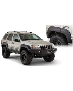 Bushwacker 99-04 Jeep Grand Cherokee Cutout Style Flares 2pc - Black - 10072-07