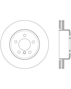 StopTech Sport 14-15 BMW 435i Rear Right Slotted Brake Rotor - 126.34147SR
