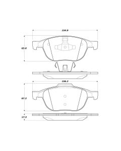 StopTech Street Brake Pads Front - STOP-308.10440