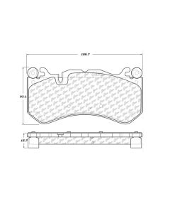 StopTech Street Brake Pads with Shims/Hardware Front- STOP-308.12910