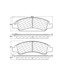 StopTech Street Brake Pads with Shims/Hardware Front- STOP-308.13630