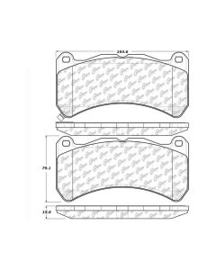 High-Performance StopTech Front Brake Pads - STOP-308.13650