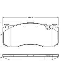 StopTech Street Brake Pads with Shims/Hardware Front- STOP-308.13710