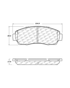 High-Performance StopTech Front Brake Pads - STOP-308.15210