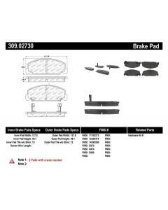 High-Performance StopTech Front Brake Pads for Honda