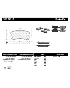 StopTech Performance 02-03 WRX Front Brake Pads - 309.07210