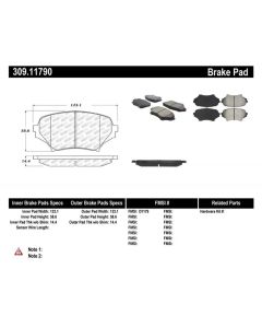 StopTech Performance 06-08 Mazda Miata MX-5 Front Brake Pads - 309.11790