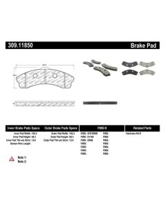StopTech Performance 06-09 Chevrolet Corvette Z06 Front Brake Pads - 309.11850