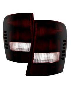 Xtune Jeep Grand Cherokee 1999-2002 OEM Style Tail Lights Red Smoked ALT-JH-JGC99-OE-RSM - 9034107