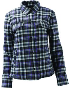 Kuryakyn Leather By River Road Cameo Flannel Moto Shirt Womens - Small - 094527