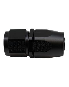 DeatschWerks 10AN Female Swivel Straight Hose End CPE - Anodized Matte Black - 6-02-0809-B