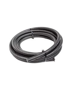 Snow 8AN Braided Stainless PTFE Hose - 15ft (Black) - SNF-60815B