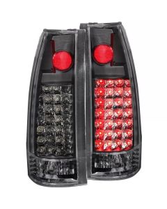 ANZO 1999-2000 Cadillac Escalade LED Taillights Black - 311006