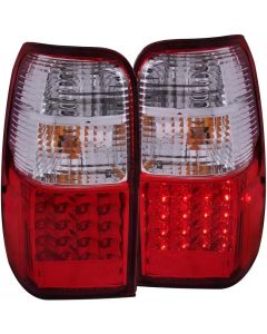 ANZO 2001-2002 Toyota 4 Runner LED Taillights Red/Clear - 311070