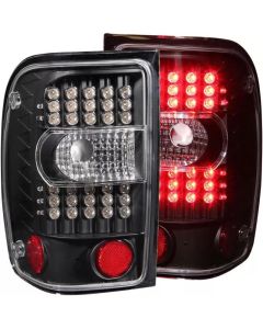 ANZO 2001-2011 Ford Ranger LED Taillights Black - 311107
