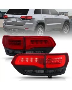 ANZO 2014-2016 Jeep Grand Cherokee LED Taillights Red/Smoke - 311269
