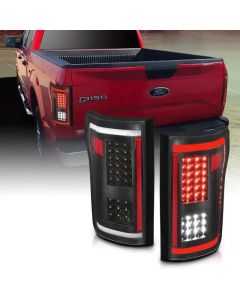 ANZO 2015-2017 Ford F-150 LED Taillights Black - 311285