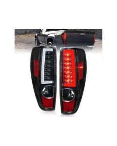 Anzo USA LED Tail Lights w/ Light Bar Black Housing Chevrolet|GMC 2004-2012- ANZO-311382