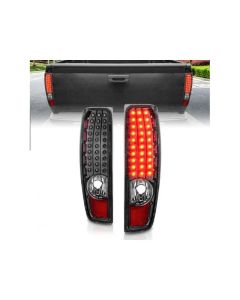 Anzo USA LED Tailights G2 - Black Chevrolet|GMC 2004-2010- ANZO-311385
