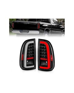 Anzo USA LED Taillights w/ Light Bar Black Housing Clear Lens  Toyota Tundra 2000-2006- ANZO-311411